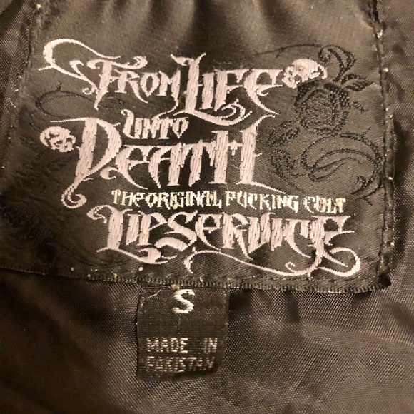 RARE LIP SERVICE LEATHER VEST NEW1 - Picture 2 of 12